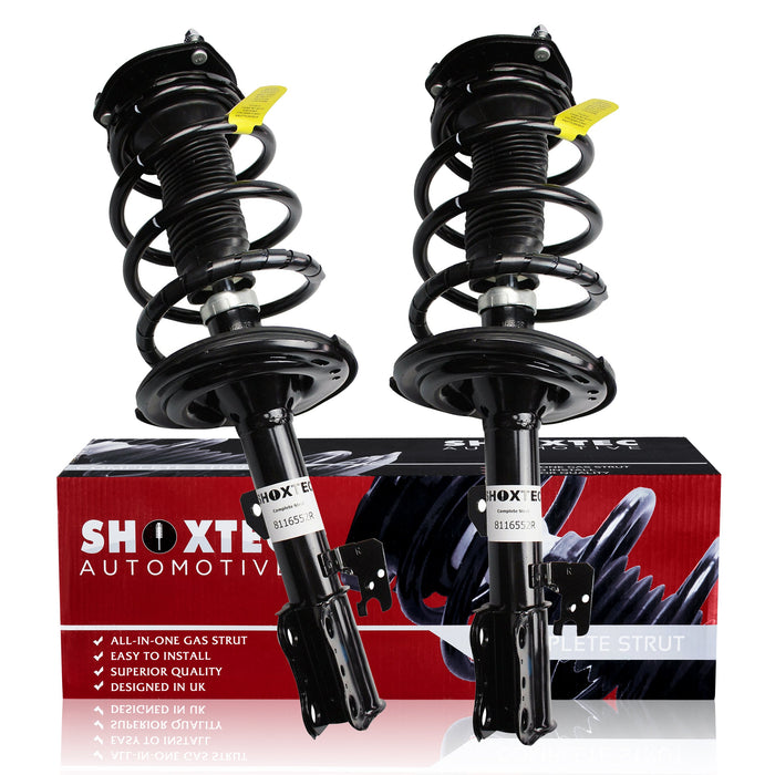 Shoxtec Front Complete Strut Assembly for 2005 - 2010 Toyota Sienna FWD Coil Spring Shock Absorber Kits Repl. Part no. 172363 172364