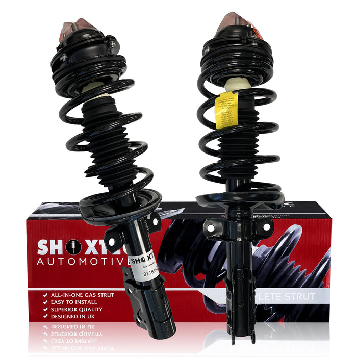 Shoxtec Front Complete Strut Assembly fits 2003 - 2007 Saturn ION ION2 ION3; 2003 2005 Saturn ION1; Coil Spring Assembly Shock Absorber Repl. 172203