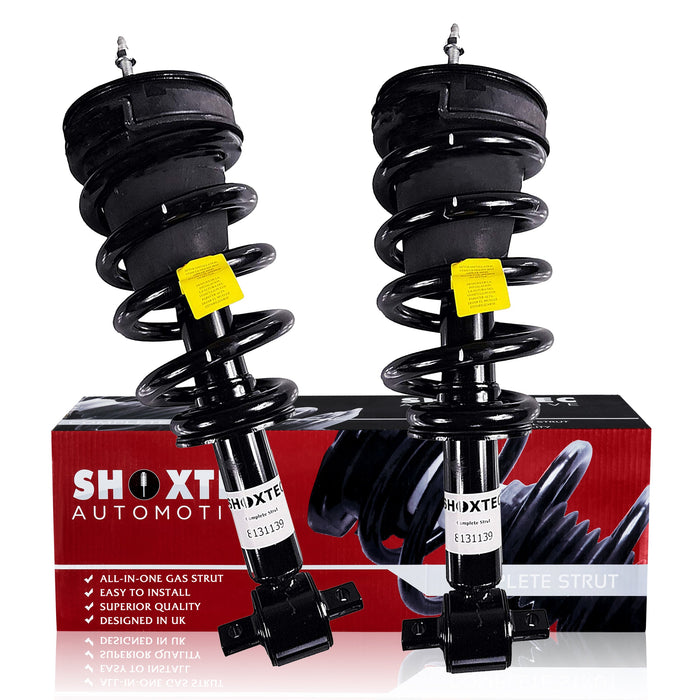 Shoxtec Front Complete Struts Coil Spring Assembly Replacement for 07-13 Chevrolet Avalanche 07 - 14 Suburban 1500 Tahoe 07-19 Tahoe GMC Yukon, Yukon XL1500