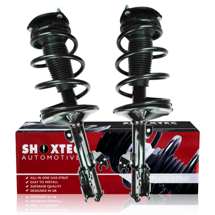Shoxtec Front Complete Struts Assembly Replacement for 2004-2006 Toyota Sienna Coil Spring Shock Absorber Repl. part no 1332366L/172981 1332366R/172980