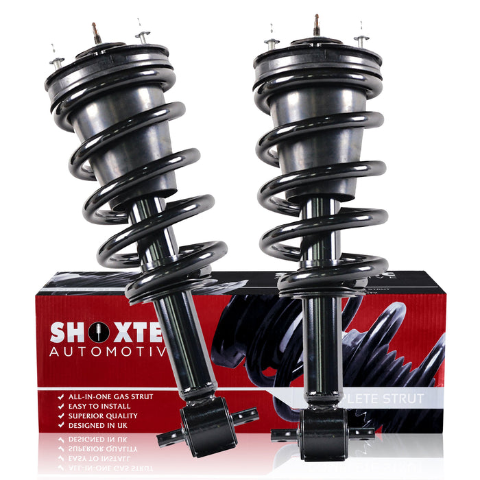Shoxtec Front Complete Struts fits 2014-2019 Chevrolet Silverado 1500; 2014 - 2019 GMC Sierra 1500; Shock Absorber Repl Part no. 139112