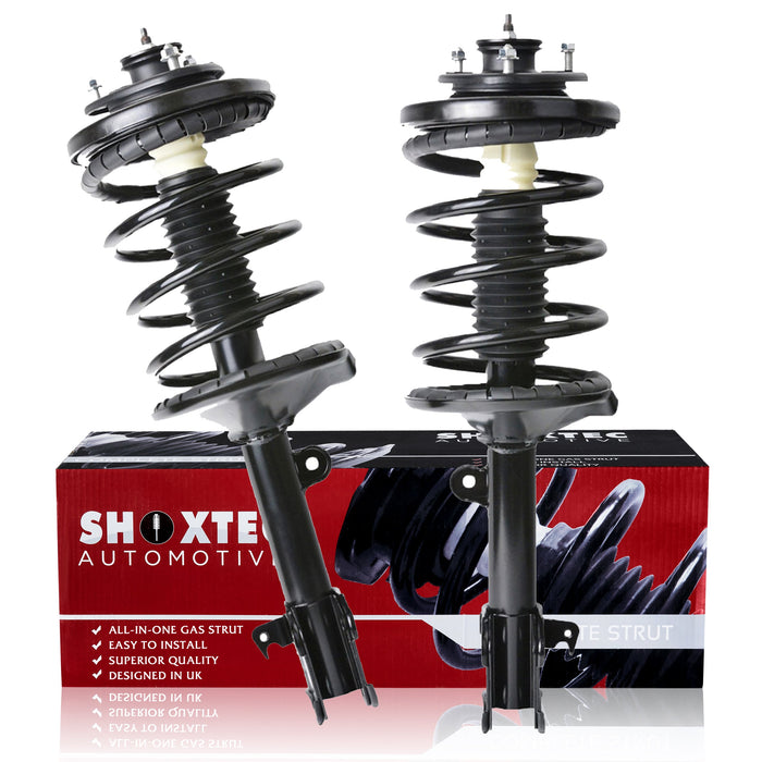 Shoxtec Front Complete Struts Assembly for 2001 2002 Acura MDX; 2003-2008 Honda Pilot; Coil Spring Shock Absorber Repl. part no. 171452 171451