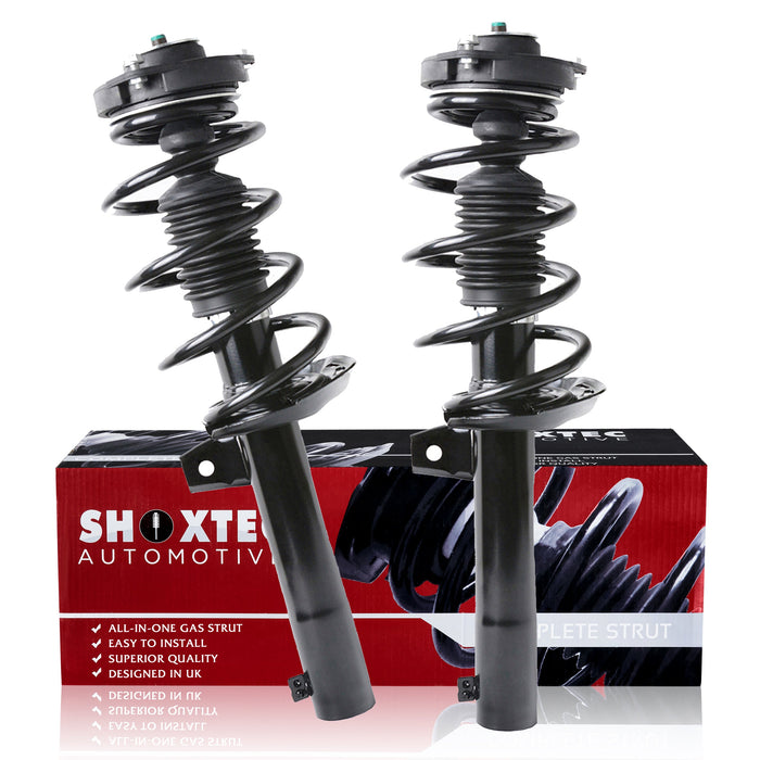Shoxtec Front Complete Strut Assembly fits 10-14 Volkswagen Golf;05-10 Jetta;06-09 Passat;06-09 Rabbit;09-17 CC; 07-11 EOS;12-17 Beetle Coil Spring Assembly Shock Absorber Repl.172311