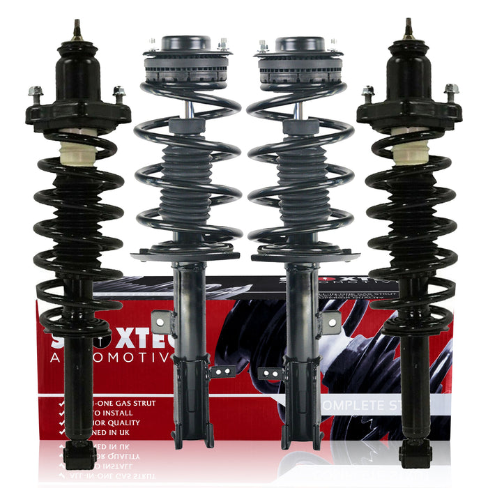 Shoxtec Full Set Complete Struts Assembly Replacement for 2008 - 2010 Chrsyler Sebring 2011 - 2014 Chrysler 200 Coil Spring Shock Absorber Repl. part no 172333 172332 172331