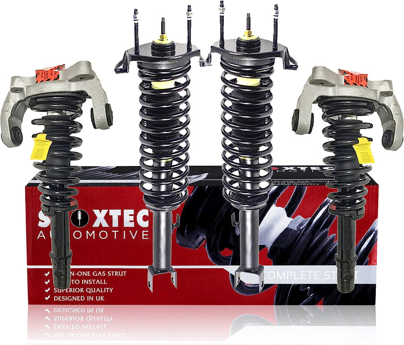 Shoxtec Full Set Complete Struts Assembly Replacement for 2001-2006 Chrysler Sebring Coil Spring Shock Absorber Repl. part no 8335532L 8335532R 8111166‚¬¦