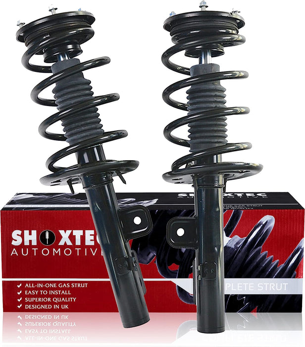 Shoxtec Front Pair Complete Struts Assembly Replacement for 2010-2011 Ford Taurus AWD Coil Spring Assembly Shock Absorber Repl. part no. 272532 272533…