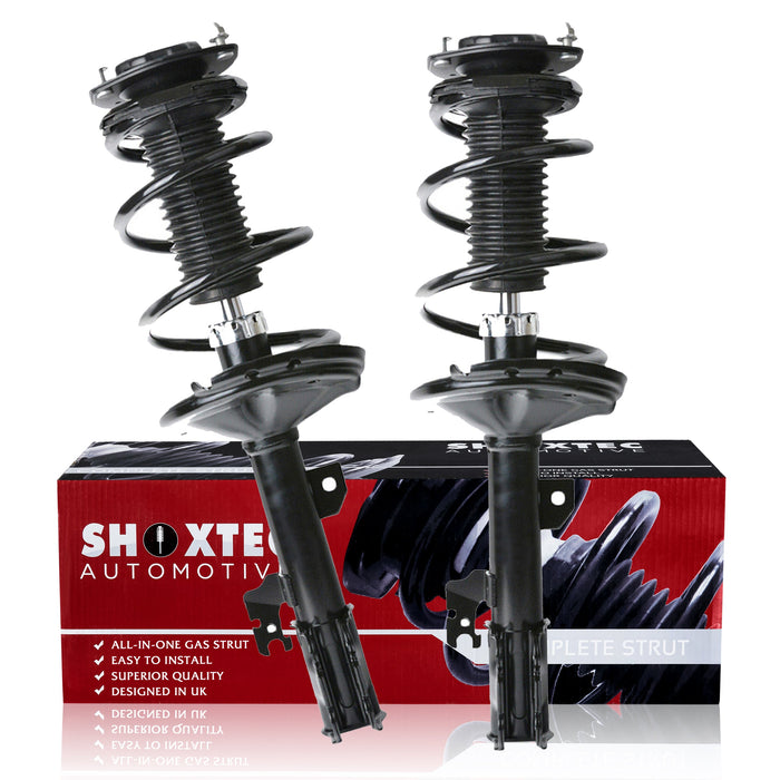 Shoxtec Front Complete Struts Replacement for 2004 - 2007 Toyota Highlander Coil Spring Assembly Shock Absorber Repl. Part No.272212 272211