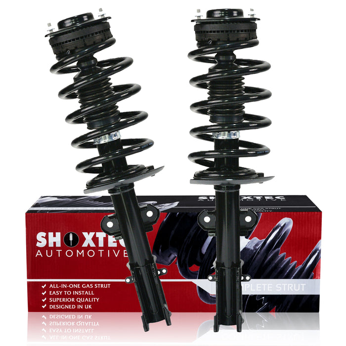 Shoxtec Front Complete Struts Replacement for 2008 - 2011 Dodge Grand Caravan 2009 - 2010 Volkswagen Routan Coil Spring Assembly Shock Absorber Repl. Part No.371128L 371128R