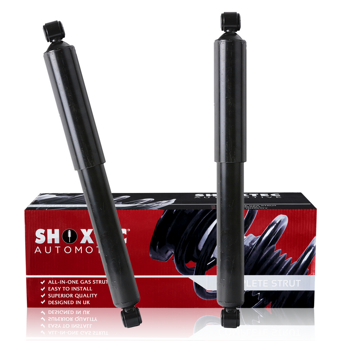 Shoxtec Rear Shocks Replacement for 1983-86 Nissan 720 1986-94 D21 1998-03 Frontier 1986-93 Mazda B2000 B2200 B2600 Mighty Max Toyota Pickup Ram 50 1995-97 Nissan Pickup 1993-98 Toyota T100 37073
