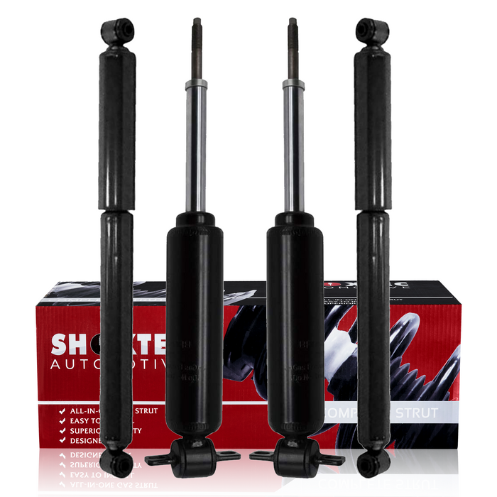Shoxtec Full Set Shock Absorbers Replacement for 1999-2003 Dodge Durango, 1997-2004 Dodge Dakota, Repl. Part No.37137, 911277