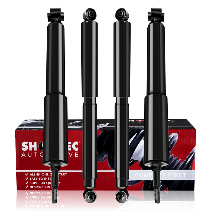 Shoxtec Full Set Shock Absorbers Replacement for 2002-2005 Dodge Ram 1500, Repl. Part No.32392, 37207