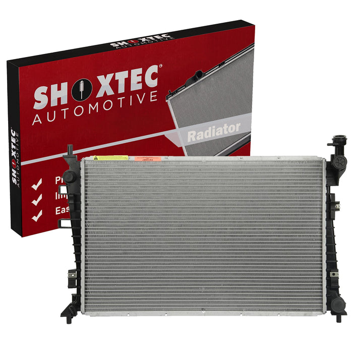 Shoxtec Aluminum Core Radiator Replacement for 2008-2011 Ford Focus Repl No. CU13087