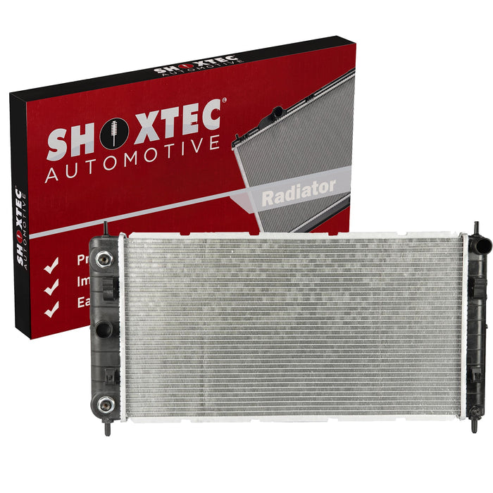 Shoxtec Aluminum Core Radiator Replacement for 2008-2012 Chevrolet Malibu 2006-2010 Pontiac G6 2007-2009 Saturn Aura Repl No. CU2864