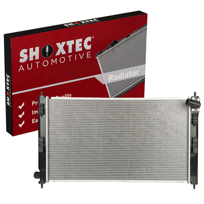 Shoxtec Aluminum Core Radiator Replacement for 2013 Mitsubishi ASX 2008-2014 Mitsubishi Lancer 2010-2013 Mitsubishi Outlander 2011-2013 Mitsubishi RVR Repl No. CU2979