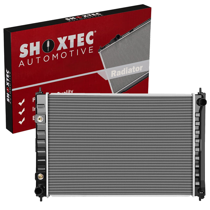 Shoxtec Aluminum Core Radiator Replacement for 2008-2014 Nissan Murano V6 3.5L 2011-2017 Nissan Quest V6 3.5L Repl No. CU13039
