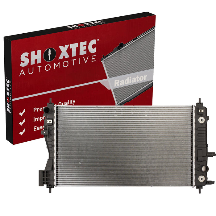 Shoxtec Aluminum Core Radiator Replacement for 2013-2016 Buick Regal 2014-2019 Chevrolet Impala 2013-2015 Chevrolet Malibu 2016 Chevrolet Malibu Limited Repl No. CU13328