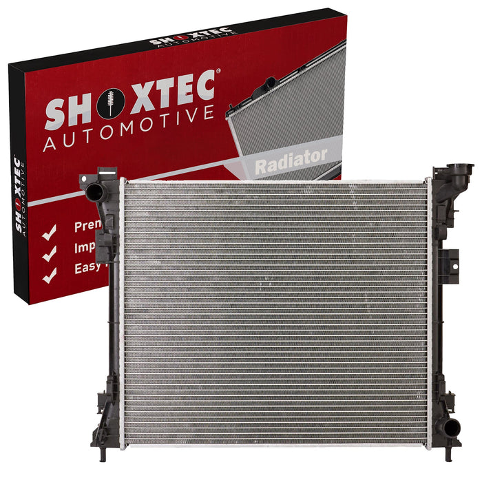 Shoxtec Aluminum Core Radiator Replacement for 2008-2016 Chrysler Town&Country 2008 Chrysler Voyager 2008-2020 Dodge Grand Caravan 2012-2015 Ram C/V 2009-2014 Volkswagen Routan Repl No.CU13063
