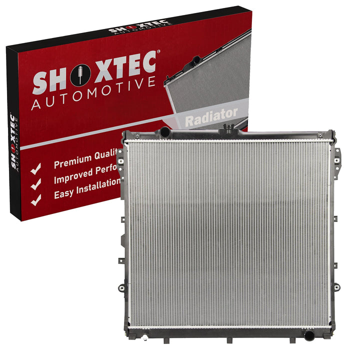 Shoxtec Aluminum Core Radiator Replacement for 2008-2014 Toyota Sequoia 2007-2021 Toyota Tundra Repl No. CU2994