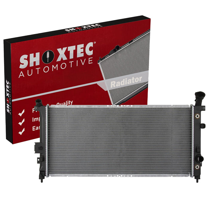Shoxtec Aluminum Core Radiator Replacement for 02-07 Buick Rendezvous 05-06 Terraza 05-06 Chevrolet Uplander 01-05 Venture 01-04 Oldsmobile Silhouette 01-05 Pontiac Aztek 01-06 Montana 05-06 Saturn Relay Repl No. CU2562