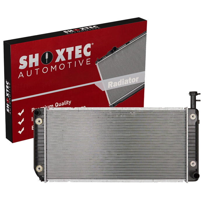 Shoxtec Aluminum Core Radiator Replacement for 04-20 Chevrolet Express 2500 04-20 Express 3500 09-20 Express 4500 10-19 Express Cargo 04-20 GMC Savana 2500 06-20 Savana 3500 09-20 Savana 4500 Repl No.CU2791
