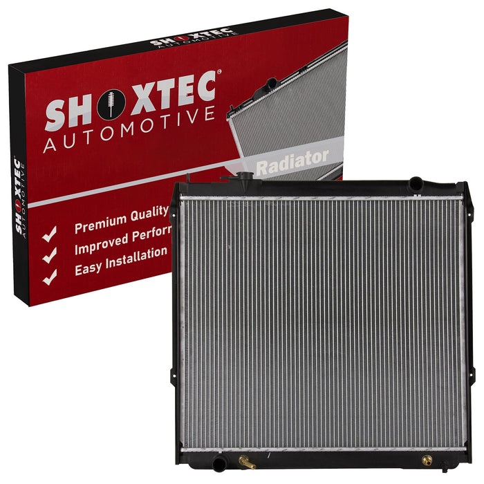 Shoxtec Aluminum Core Radiator Replacement for 1995-2004 Toyota Tacoma Repl No. CU1755