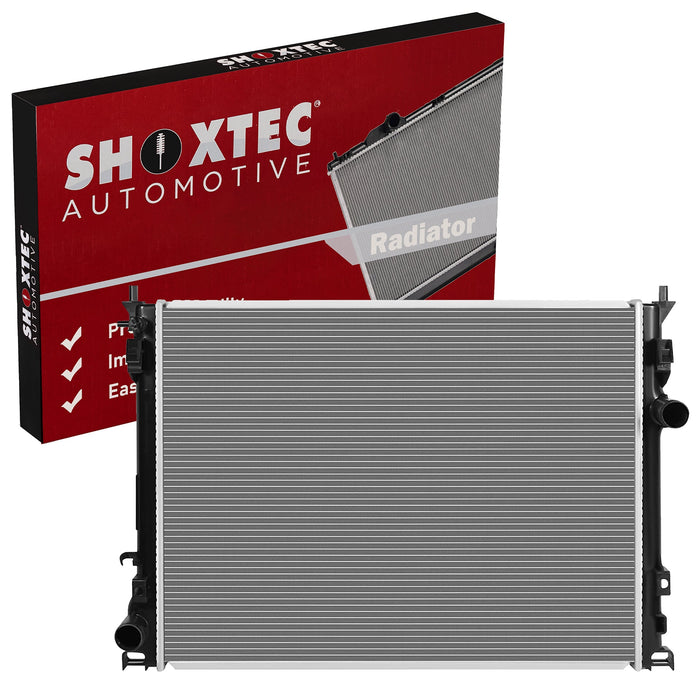 Shoxtec Aluminum Core Radiator Replacement for 2005-2008 Chrysler 300 2006-2008 Dodge Charger 2005-2008 Dodge Magnum Repl No. CU2766