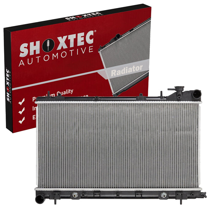 Shoxtec Aluminum Core Radiator Replacement for 2003-2008 Subaru Forester H4 2.5L Repl No. CU2674