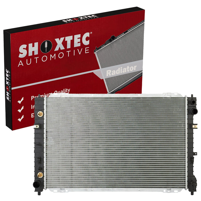 Shoxtec Aluminum Core Radiator Replacement for 2001-2007 Ford Escape 2001-2006 Mazda Tribute 2005-2008 Mercury Mariner Repl No.CU2307