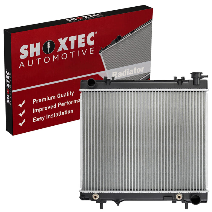Shoxtec Aluminum Core Radiator Replacement for 2005-2012 Dodge Dakota 2006-2009 Mitsubishi Raider Repl No. CU2883