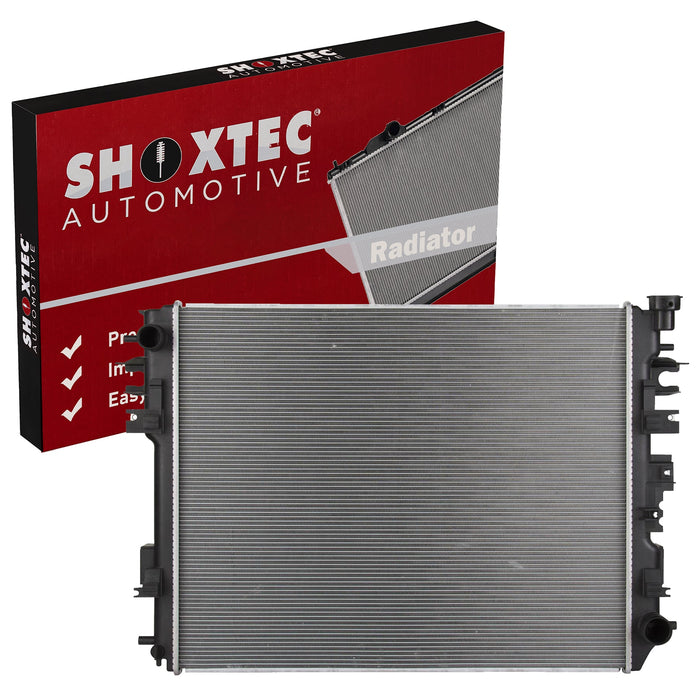 Shoxtec Aluminum Core Radiator Replacement for 2009-2018 Dodge Ram 1500 2019-2021 Ram 1500 Classic 2011-2013 Ram 2500 2011-2013 Ram 3500 2011-2013 Ram 4000 Repl No.CU13129