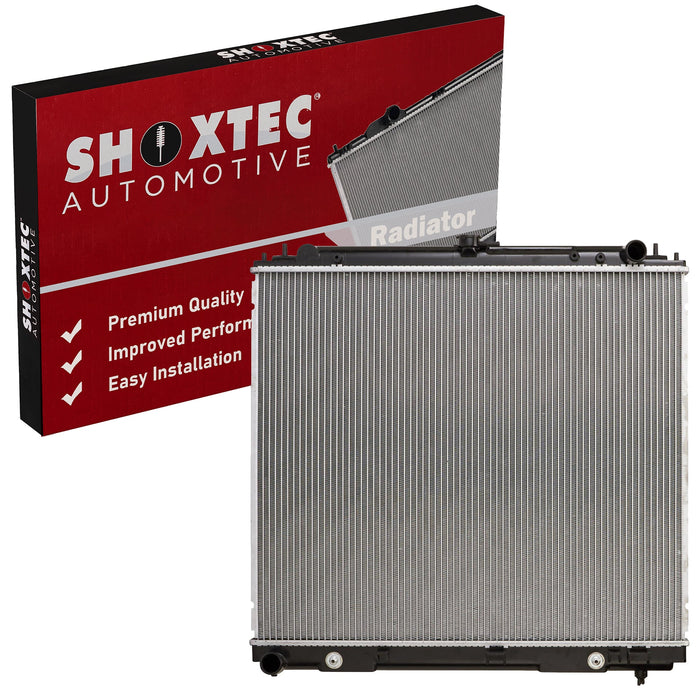 Shoxtec Aluminum Core Radiator Replacement for 2013-2020 Nissan Frontier 2005-2012 Nissan Pathfinder 2005-2015 Nissan Xterra 2009-2012 Suzuki Equator Repl No.CU2807