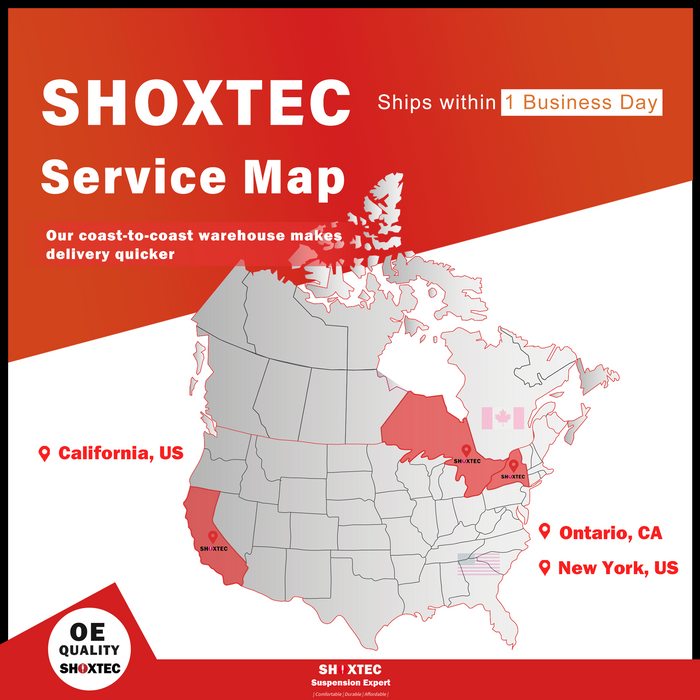 Shoxtec Front Pair Wheel Bearing Hub Assembly Compatible with 2000-2004 Ford F-150 4WD; Compatible with 2004 Ford F-150 Heritage 4WD Repl Part No. 515029