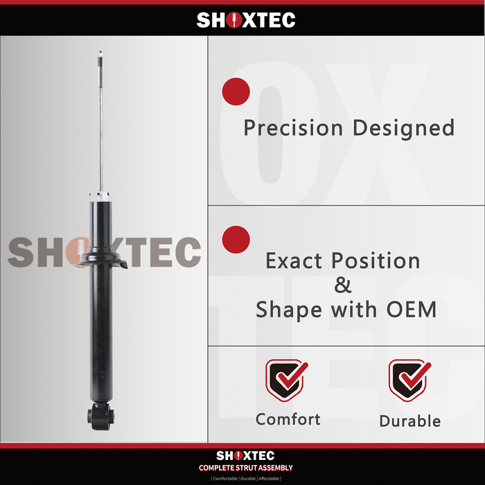 Shoxtec Rear Shock Absorber Replacement for 2017 2018 2019 2020 2021 Tesla Model 3 Repl No. 8346743