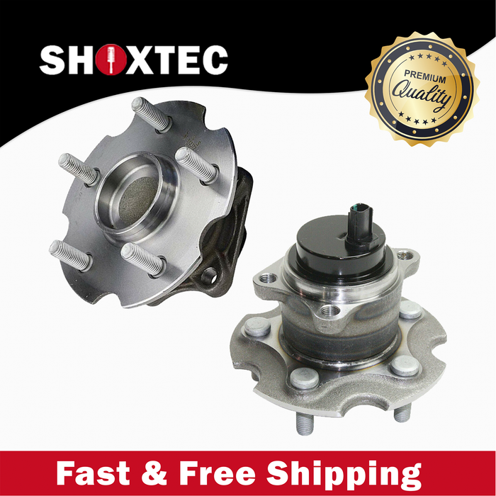 Shoxtec Rear Wheel Bearing Hub Assembly Replacement for 2010-2012 Lexus HS250h 2015-2017 NX200t 2018-2021 NX300 2015-2016 Lexus NX300h 2016 Scion IM 2006-2012 Toyota RAV4 Repl. no 512372