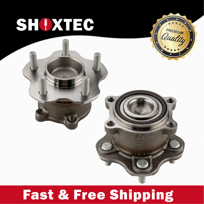 Shoxtec Rear Wheel Bearing Hub Assembly Replacement for 2007-2018 Nissan Altima 2013 Infiniti JX35 2014-2019 Infiniti QX60 2015-2019 Nissan Murano 13-19 Nissan Pathfinder FWD ONLY Repl. no 512388
