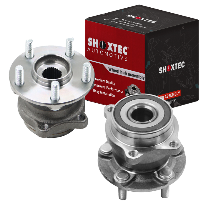 Shoxtec Rear Wheel Bearing Hub Assembly Replacement for 2010-2014 Subaru Outback 2019 Subaru Crosstrek 2008-2014 Subaru Impreza Replacement for 2013-2014 Subaru WRX STI Repl. no 512401