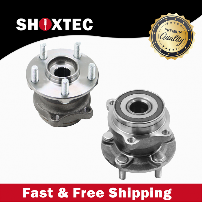 Shoxtec Rear Wheel Bearing Hub Assembly Replacement for 2010-2014 Subaru Outback 2019 Subaru Crosstrek 2008-2014 Subaru Impreza Replacement for 2013-2014 Subaru WRX STI Repl. no 512401