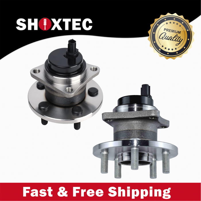 Shoxtec Rear Wheel Bearing Hub Assembly Replacement for 2009-2010 Pontiac Vibe 2009-2019 Toyota Corolla 2009-2014 Toyota Matrix FWD Only Repl. no 512403