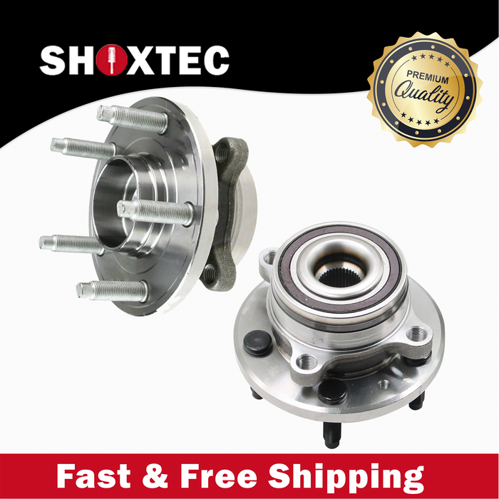 Shoxtec Front Wheel Bearing Hub Assembly Replacement for 2011-2019 ford Explorer Replacement for 2013-2019 ford Police Interceptor Utility Repl. no 512460