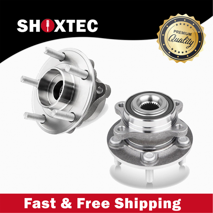Shoxtec Front/Rear Wheel Bearing Hub Assembly Replacement for 2013-2020 Ford Fusion 2019-2020 Ford Police Responder Hybrid 2019-2020 Ford SSV Plug-In Hybrid 2013-2016 Lincoln MKZ Repl. no 512498