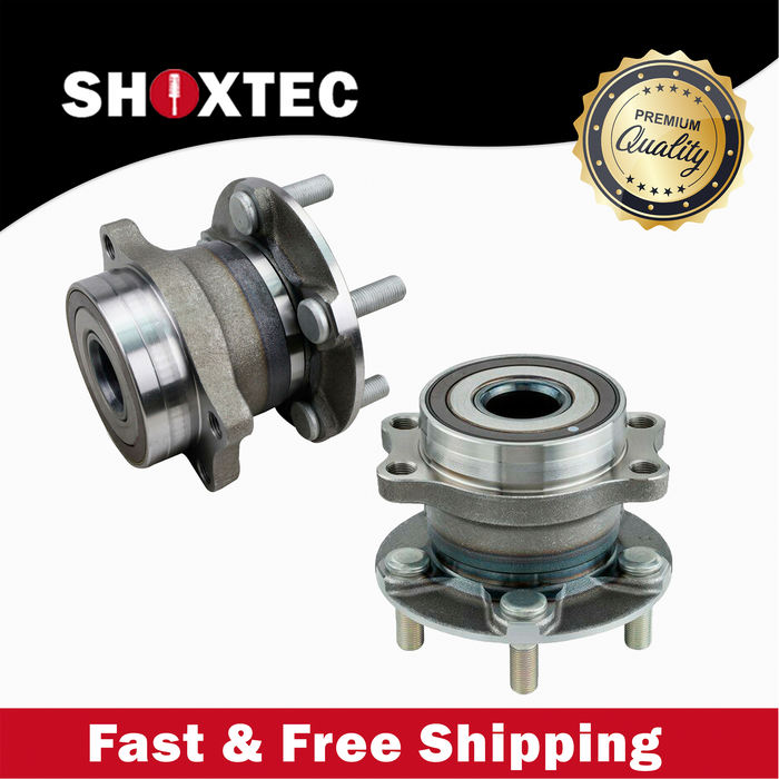 Shoxtec Rear Pair Wheel Bearing Hub Assembly Compatible with 2016-2021 Subaru Crosstrek; Compatible with 2014-2018 Subaru Forester; Compatible with 2012-2021 Subaru Impreza Repl Part No. 512518