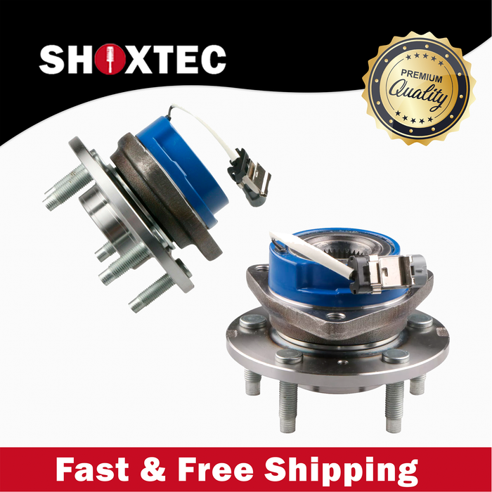 Shoxtec Rear Pair Wheel Bearing Hub Assembly Compatible with 2002-2006 Buick Rendezvous AWD; 2002-2004 Chevrolet Venture AWD; 2002-2004 Oldsmobile Silhouette AWD Repl Part No. 513121