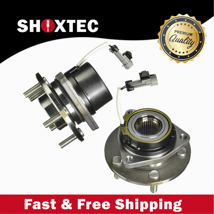 Shoxtec Front Wheel Bearing Hub Assembly Replacement for Chevrolet Impala LaCrosse Century LeSabre Avenue Buick Regal Cadillac Pontiac Grand Prix DeVille DTS Monte Carlo Venture Aztec Repl. no 513179