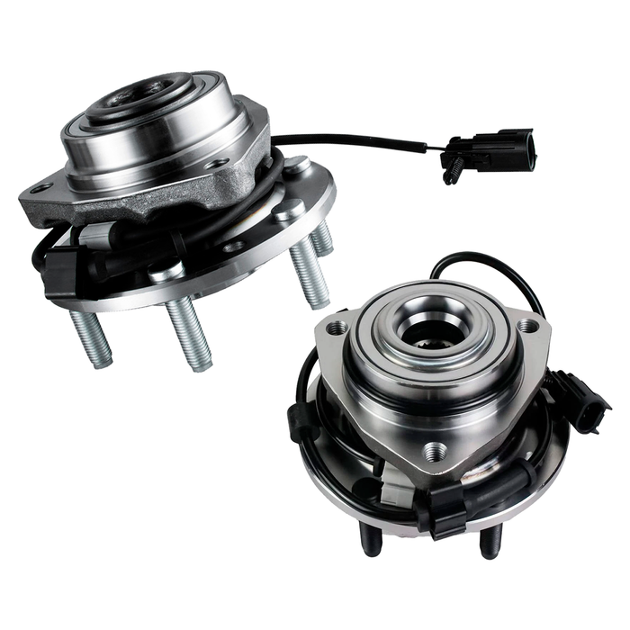 Shoxtec Front Pair Wheel Bearing Hub Assembly Compatible with 2004-2007 Buick Rainier; Compatible with 2003-2006 Chevrolet SSR; Compatible with 2002-2009 Chevrolet Trailblazer Repl Part No. 513188