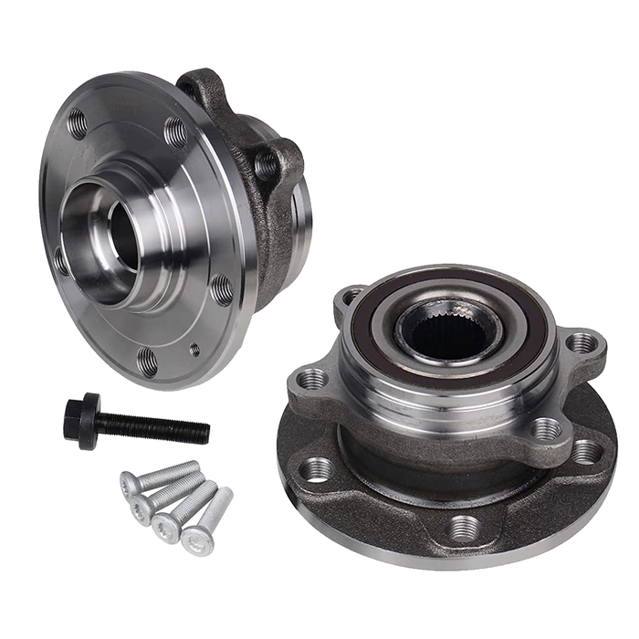 Shoxtec Front Wheel Bearing Hub Assembly Replacement for Audi A3 A3 Q3 TT Quattro Volkswagen Beetle CC Eos Golf City MKVI GTI Jetta IV V VI Passat CC R32 Rabbit Tiguan Tiguan Limited Repl. no 513253