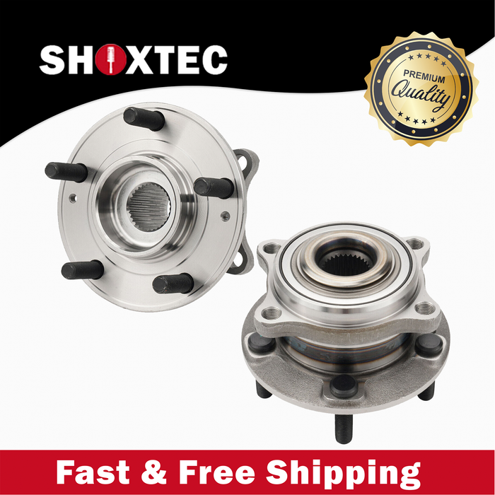 Shoxtec Front/Rear Wheel Bearing Hub Assembly Replacement for 2007-2016 Hyundai Santa Fe 2007-2012 Hyundai Veracruz 2011-2015 Kia Sorento Repl. no 513266
