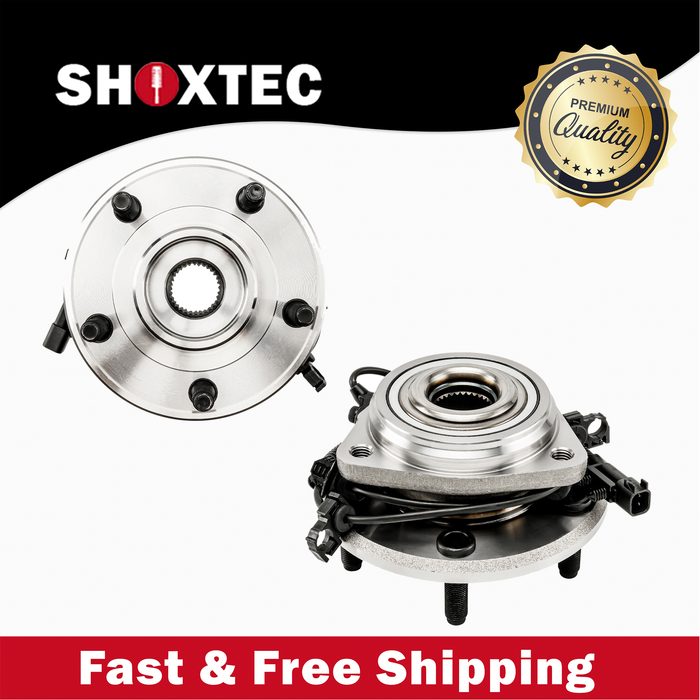 Shoxtec Front Wheel Bearing Hub Assembly Replacement for 2007-2010 Jeep Wrangler JK Repl. no 513272