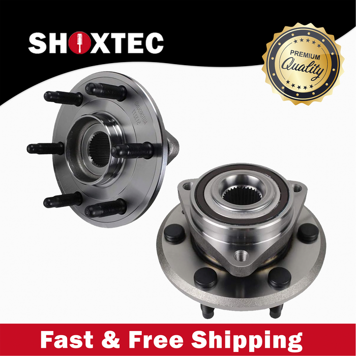 Shoxtec Front/Rear Wheel Bearing Hub Assembly Replacement for 2009-2017 Chevrolet Traverse; Replacement for 2008-2017 Buick Enclave Fits both the front and rear positions Repl. no 513277