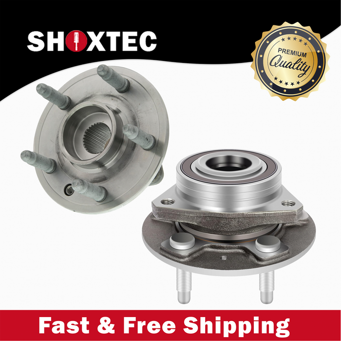 Shoxtec Front Wheel Bearing Hub Assembly Replacement for 2008-2015 Cadillac CTS 2018-2019 Cadillac XTS 2012-2015 Chevrolet Camaro 2018-2019 Chevrolet Impala Repl. no 513282