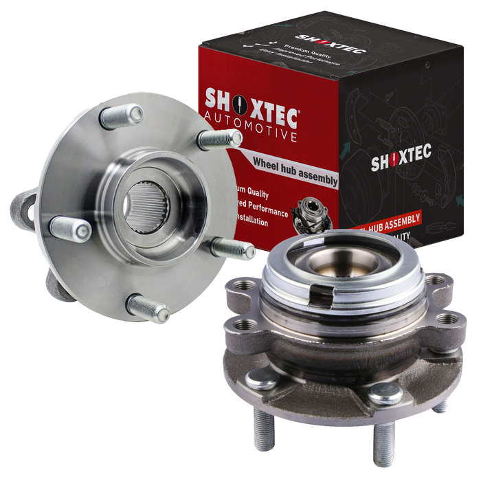 Shoxtec Front Wheel Bearing Hub Assembly Replacement for 2007-2012 Nissan Altima 2.5L L4 29 splines Repl. no 513294